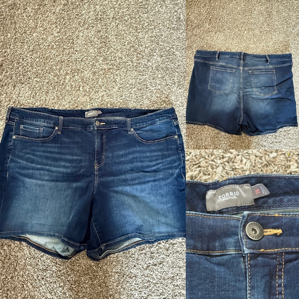 Torrid Indigo Denim Shorts